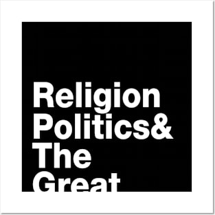 Religion Politics & The Great Pumpkin Posters and Art